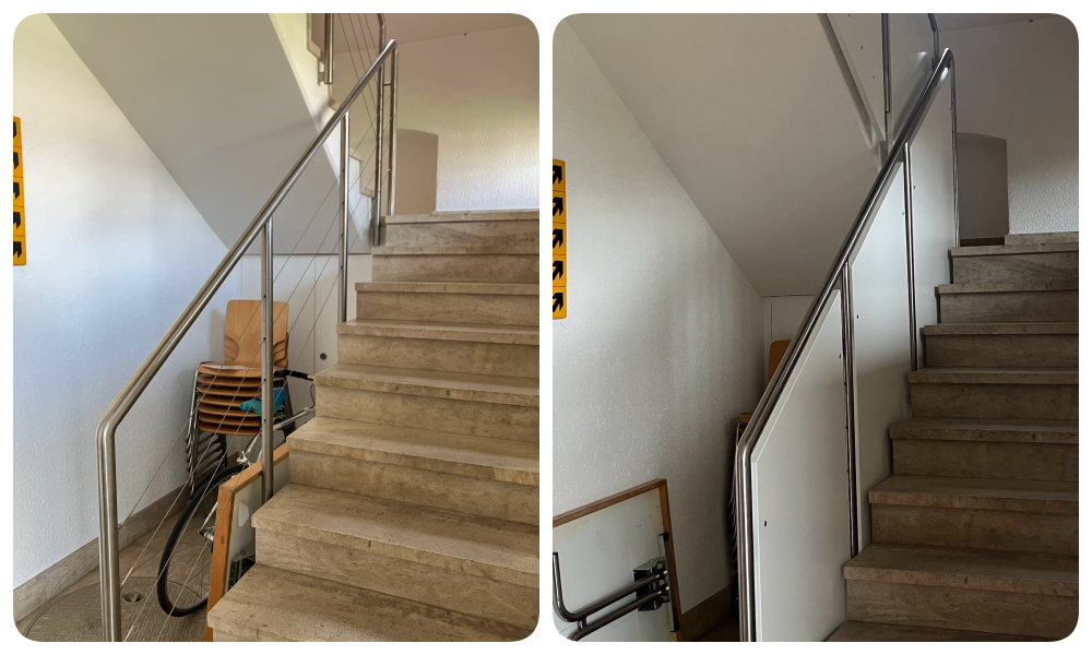 Rénovation garde-corps escaliers