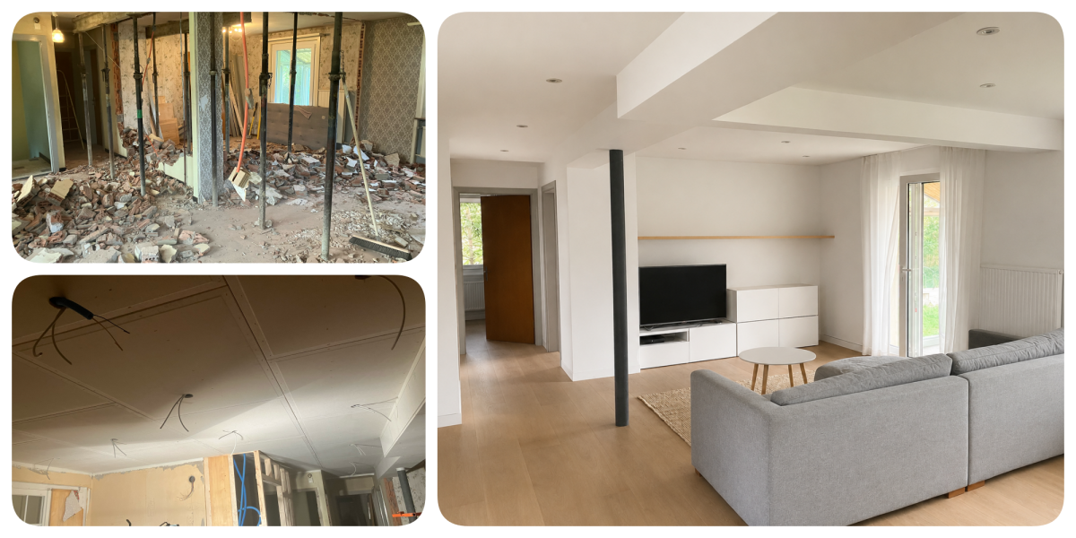 Rénovation complète salon